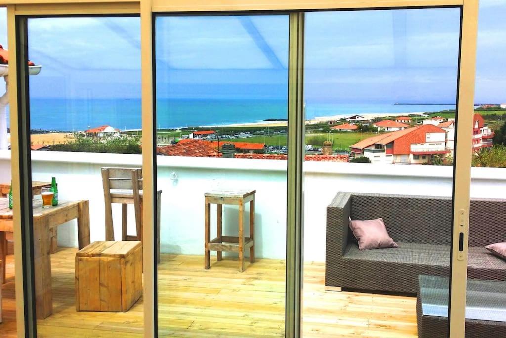T2 A Anglet Grande Terrasse Vue Mer, Plage A Pied. Exteriér fotografie
